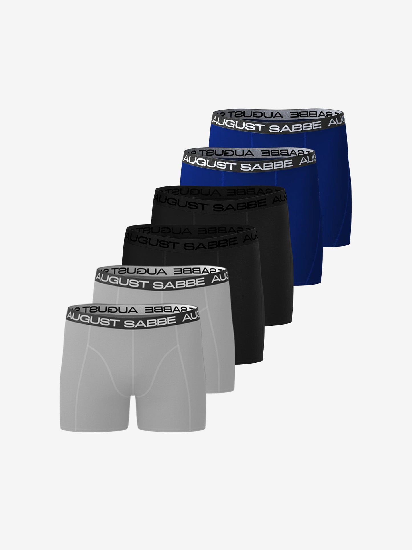 Mixed Pack, Grey, Black and Blue