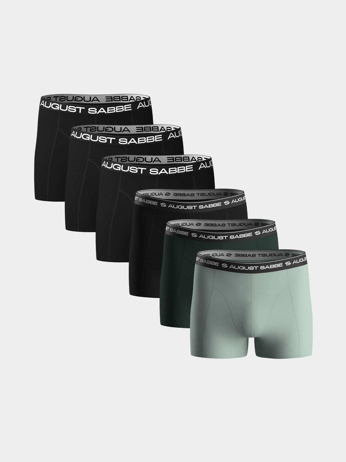 Daily, Green and Black, 6-Pack