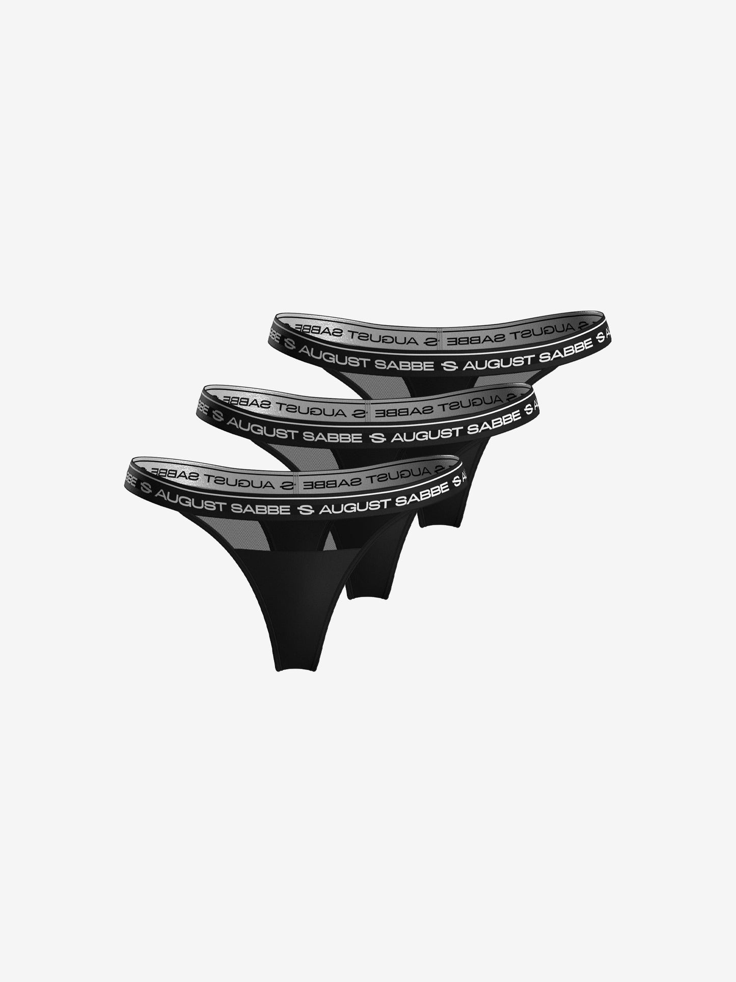 Sabbe Thongs, NEW Black, 3-Pack