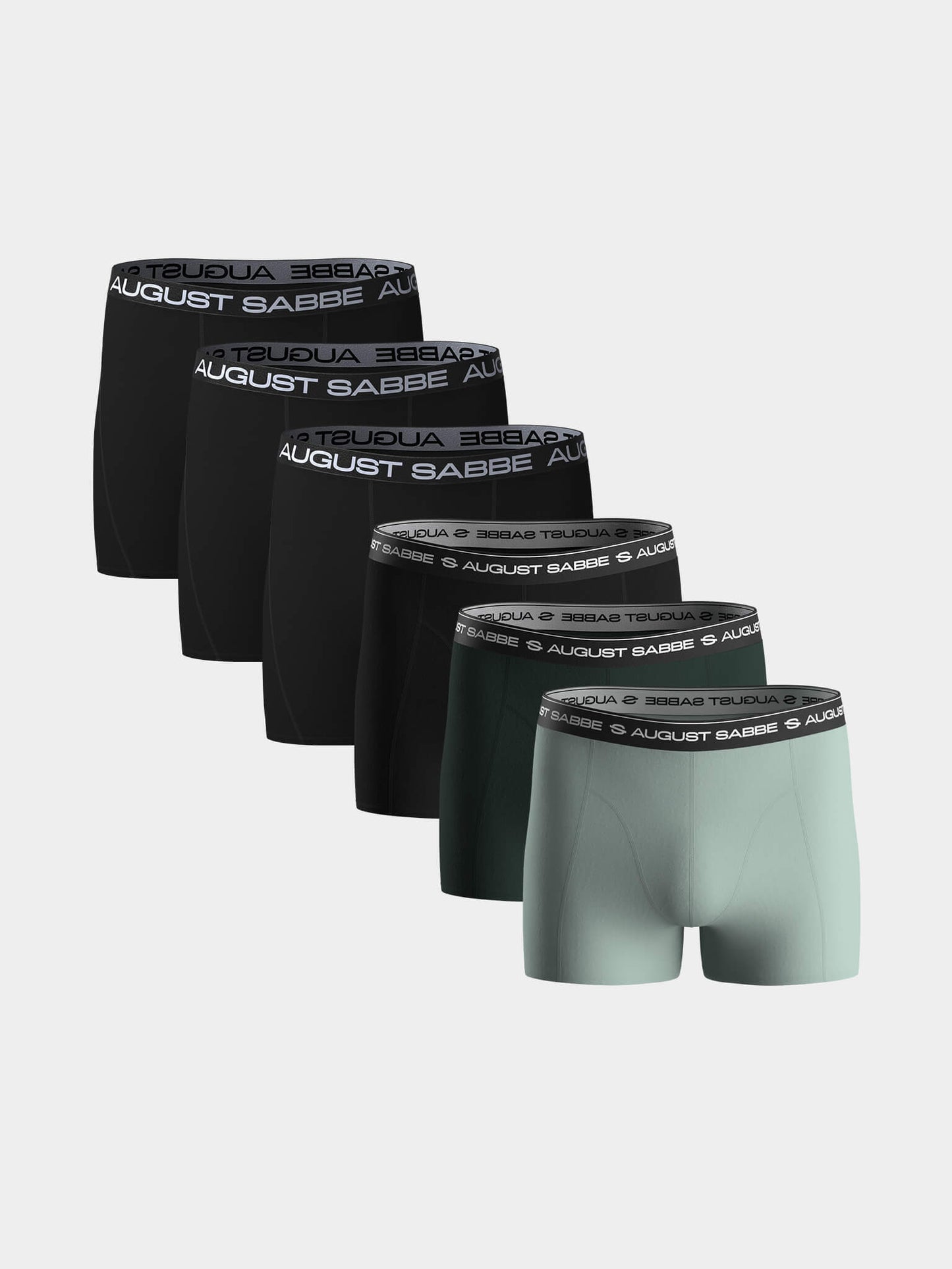 Sport, Black + Daily Green, 6-Pack