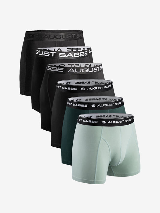 Mixed Pack, Black + Daily, Green, 6-Pack