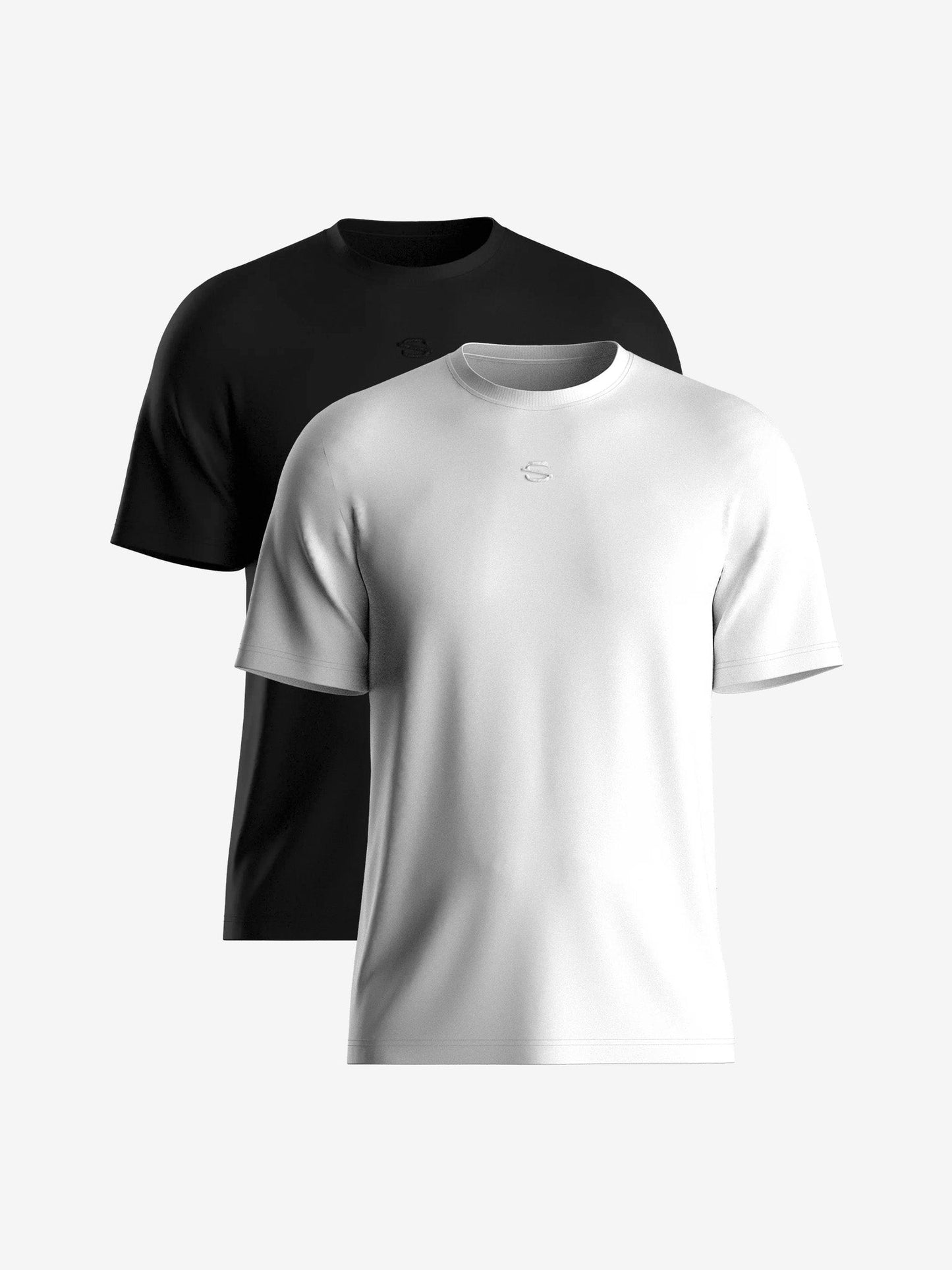Sabbe T-Shirt 2-Pack: Black & White